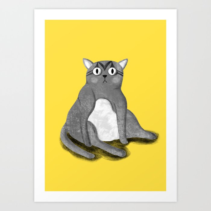 Super Cat Art Print