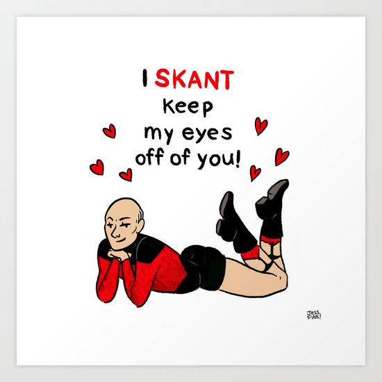 Sexy Picard Art Print
