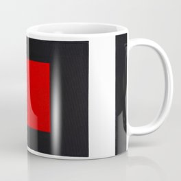 Geometric Abstraction - Red Coffee Mug