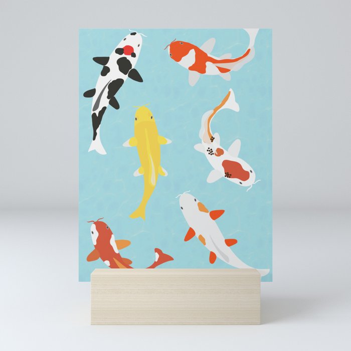 Koi Fish art  Mini Art Print