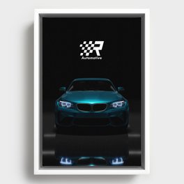Racing Automotive | Dark Poster #1 Framed Canvas