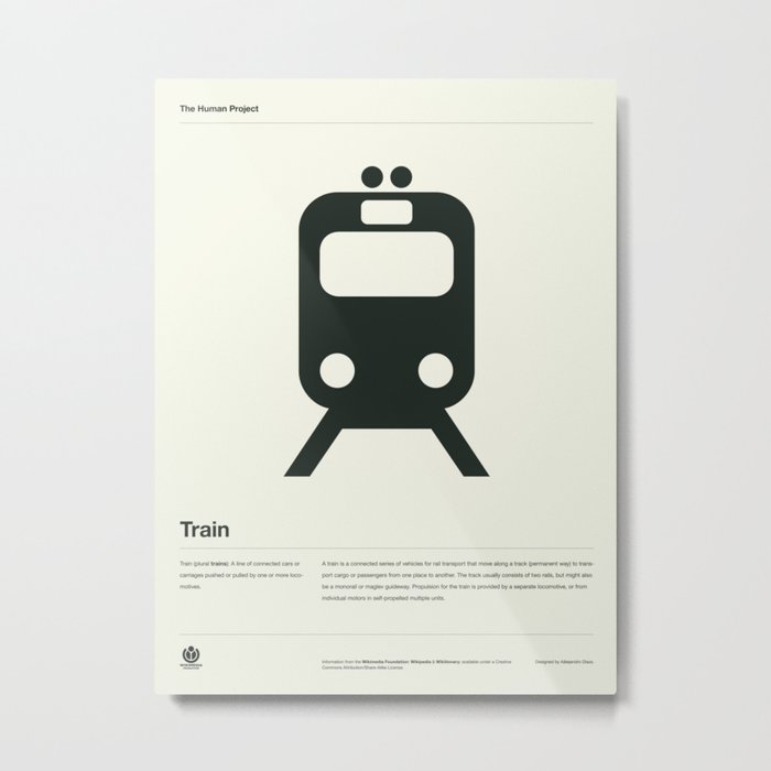Train Metal Print