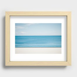 Above the sea Recessed Framed Print