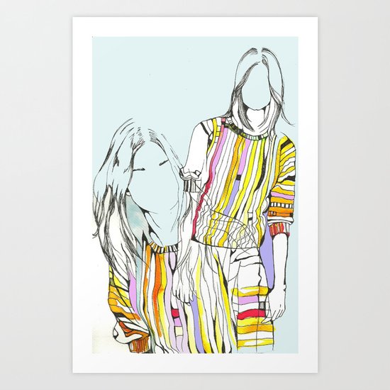 Pins Art Print