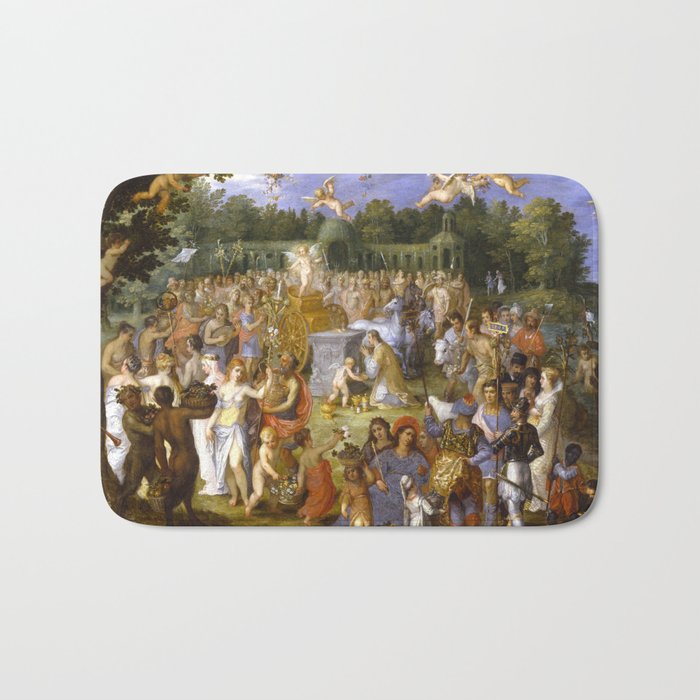 Allegory of Love - Jan Brueghel The Elder  Bath Mat