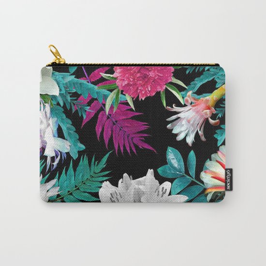 flowers pattern Carry-All Pouch