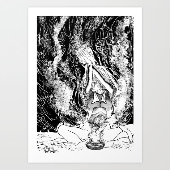 B&W No.6 Art Print
