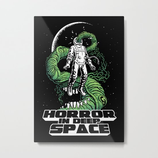 Horror In Deep Space Metal Print