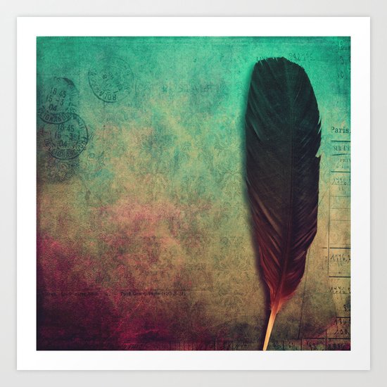 RAVEN'S KISS Art Print