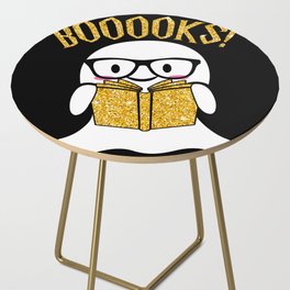 Booooks - book lover Halloween Side Table