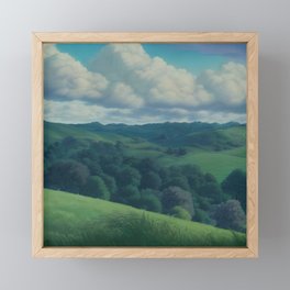 Castle in the Sky Framed Mini Art Print