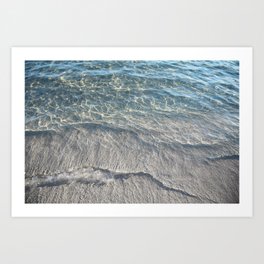Water Photography Beach | Waves | Clear Water | Sea | Ocean Art Print