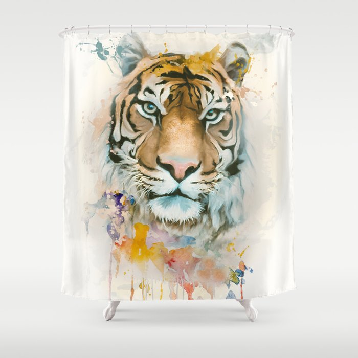Tiger Shower Curtain By Naturespace Society6