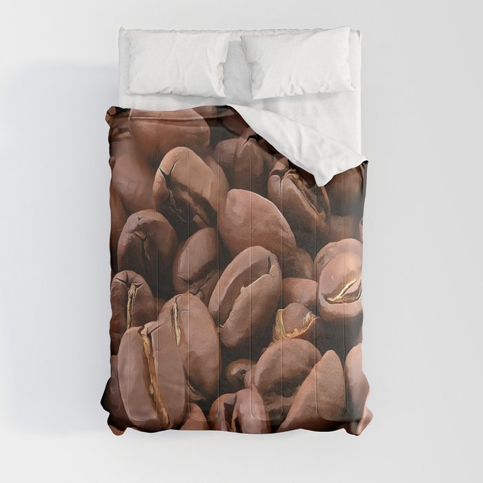  Artistic Roasted Coffee Beans  Comforter