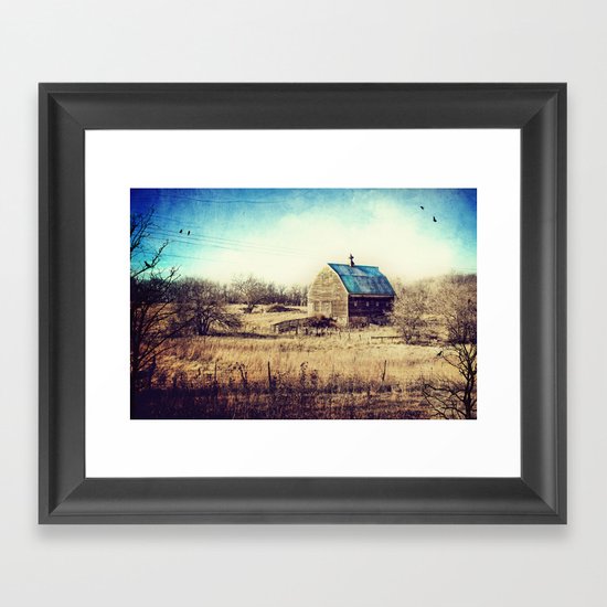 Interlude in Blue Framed Art Print