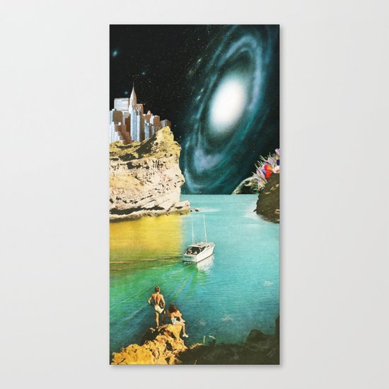 View from Rhodes Canvas Print