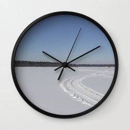 Winter Landscape Wall Clock