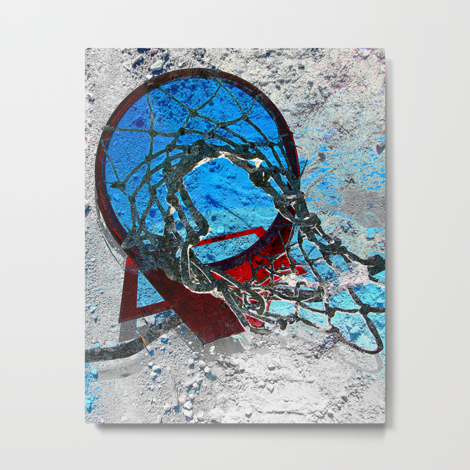 Basketball Art Ground Metal Print By, Ground Metal Art