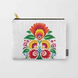 Folk flowers Carry-All Pouch