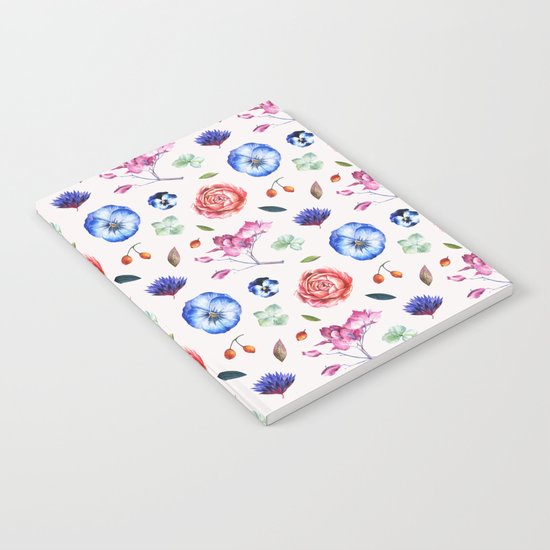 Spring flower patterns Notebook