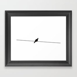 High As A Kite (Pigeon) Framed Art Print