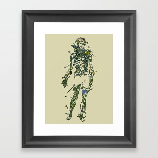 Wound Man Framed Art Print