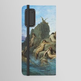 Gustave Doré - The Oceanids (The Naiads of the Sea) Android Wallet Case