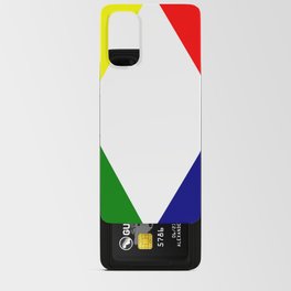 Primary colored triangles Android Card Case