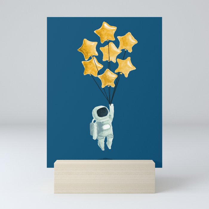 Astronaut's dream Mini Art Print