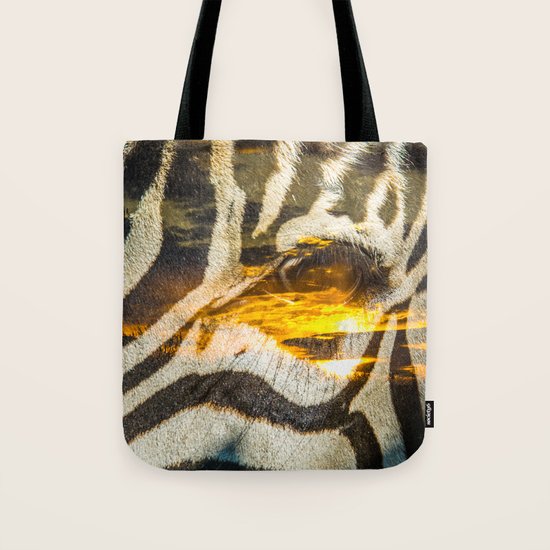 Zebra Tote Bag
