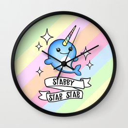 Stabby stab Wall Clock
