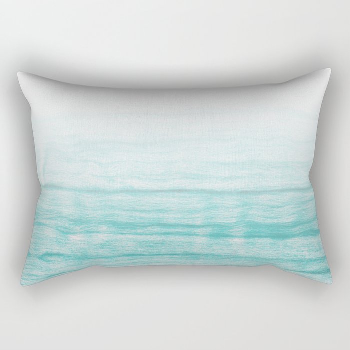 Turquoise sea Rectangular Pillow