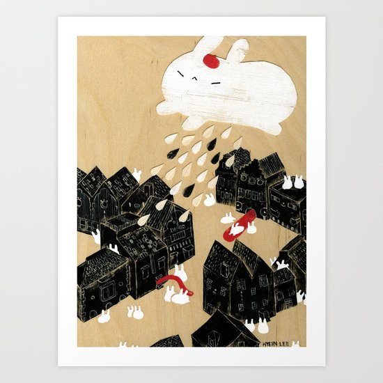 Rain of Terror Art Print