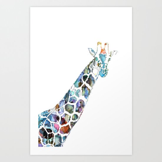Giraffe Art Print
