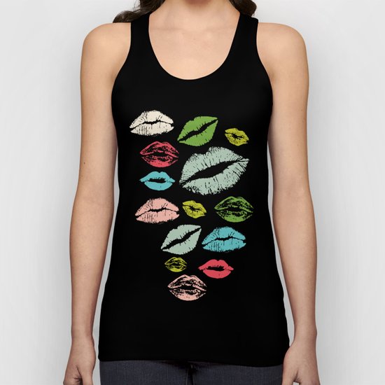 Lips 6 Unisex Tank Top