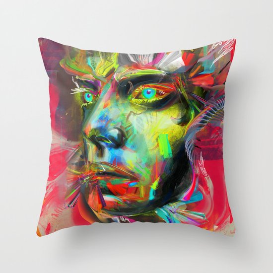 Rainscape Rhythm Throw Pillow