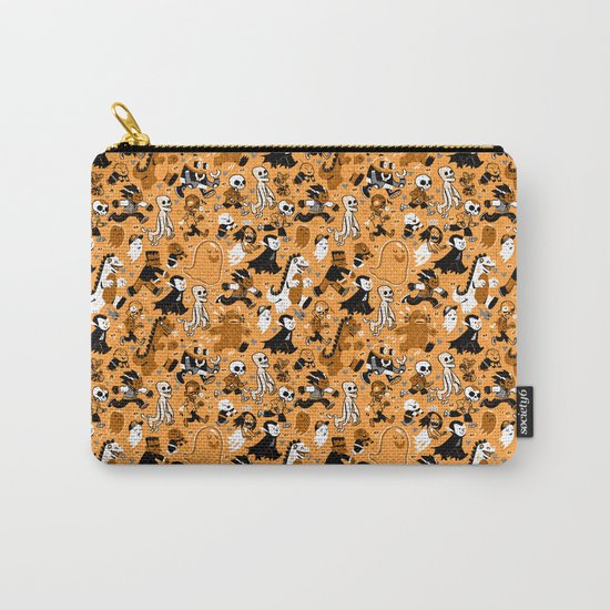 Monster March (Orange) Carry-All Pouch