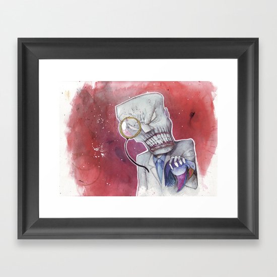 Over Capacity Framed Art Print