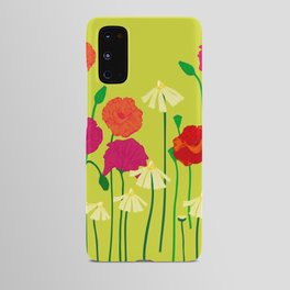 Happy Poppy Day in Yellow Android Case