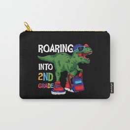 Roaring Into 2nd Grade Student Dinosaur Carry-All Pouch