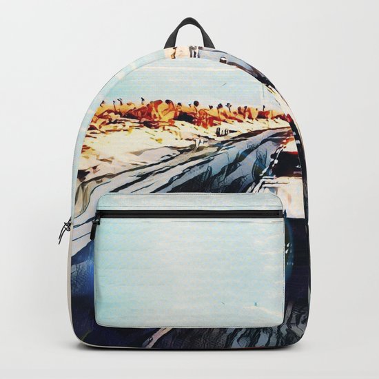Evaporating Saguaro Sunset Backpack
