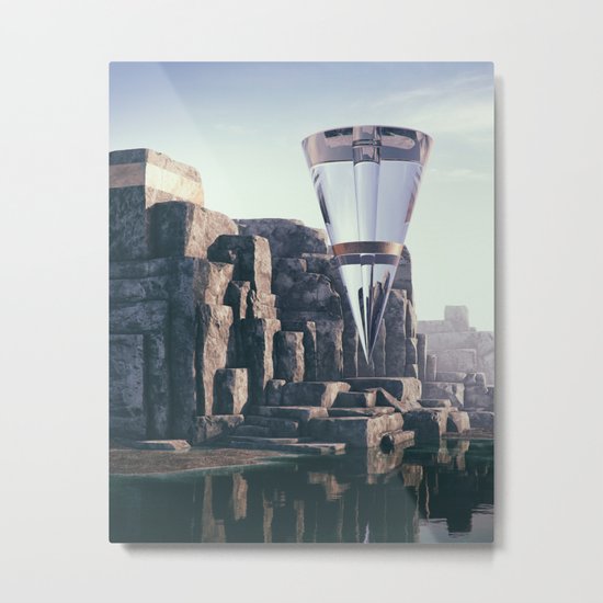 Ruins Metal Print