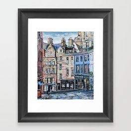 Old Town Edinburgh Framed Art Print