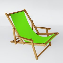 Electric Slime Green Sling Chair