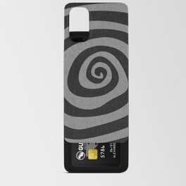 boho hypnosis - charcoal Android Card Case