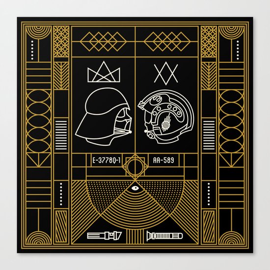 Galactic Balance Canvas Print