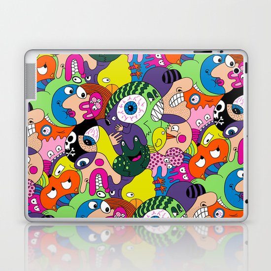 Alien Pattern Laptop & iPad Skin