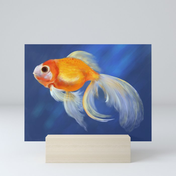 Fancy Goldfish Mini Art Print