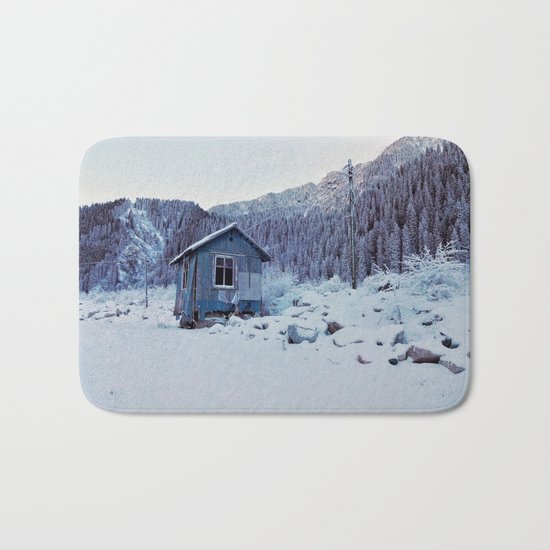 Small house in mountains Bath Mat
