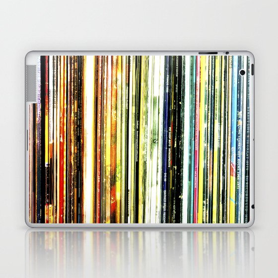 a rainbow of records! Laptop & iPad Skin